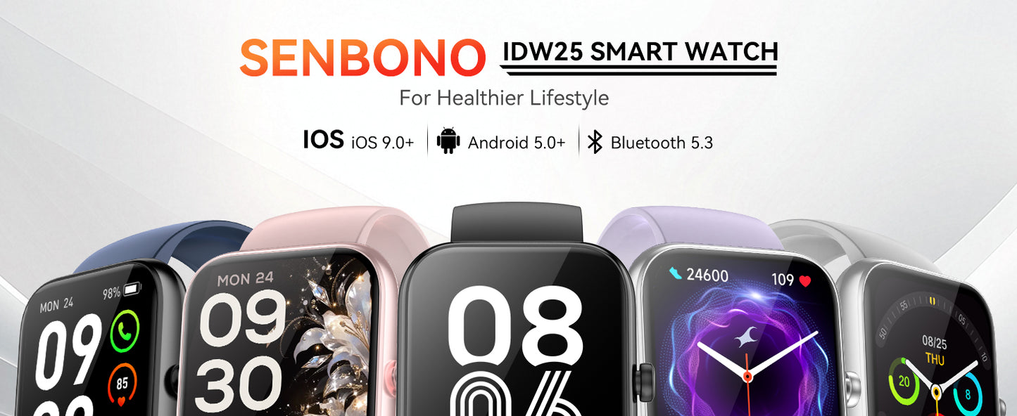 1.83" HD Touchscreen | Alexa Built-in | Bluetooth Calling | Health & Fitness Tracker (Heart Rate, SpO₂, Sleep) | 120+ Sports Modes | IP68 Waterproof | Compatible with Android & iPhone